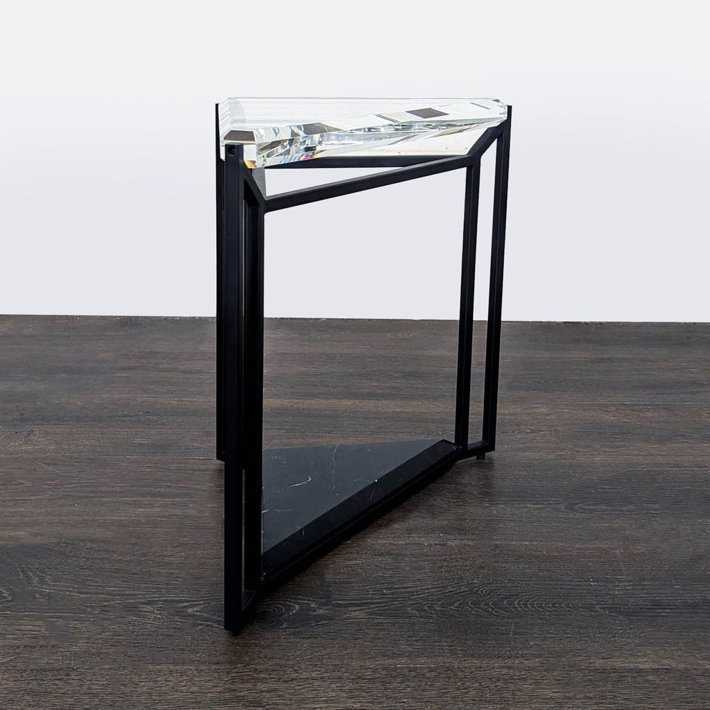Pair of Timothy Oulton Crystal Accent Tables