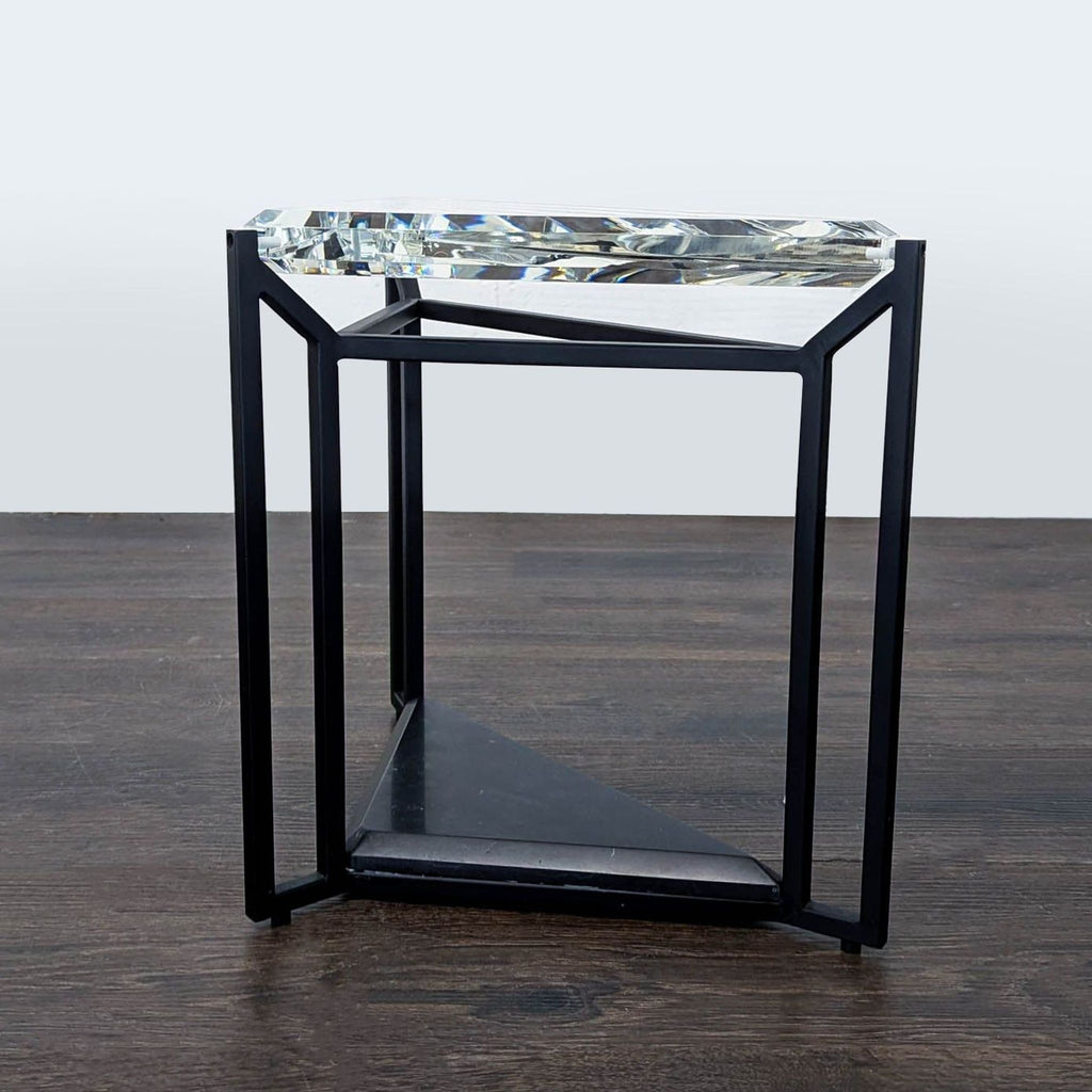 Pair of Timothy Oulton Crystal Accent Tables
