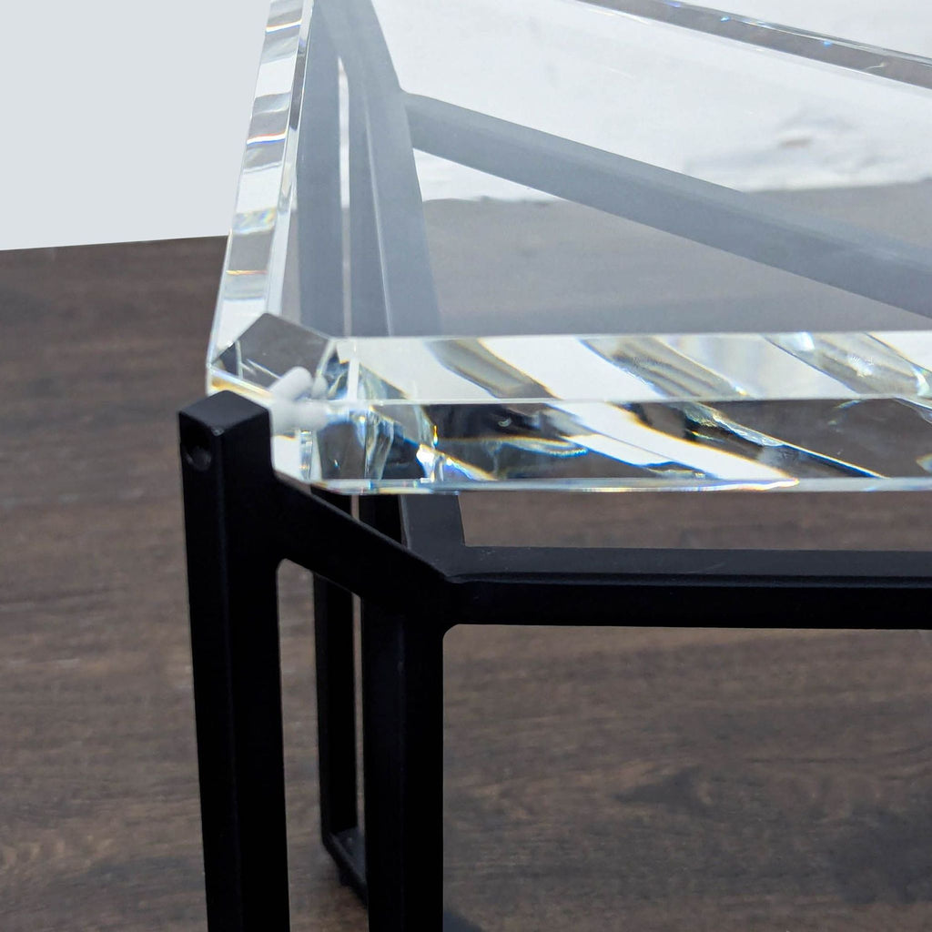 Pair of Timothy Oulton Crystal Accent Tables