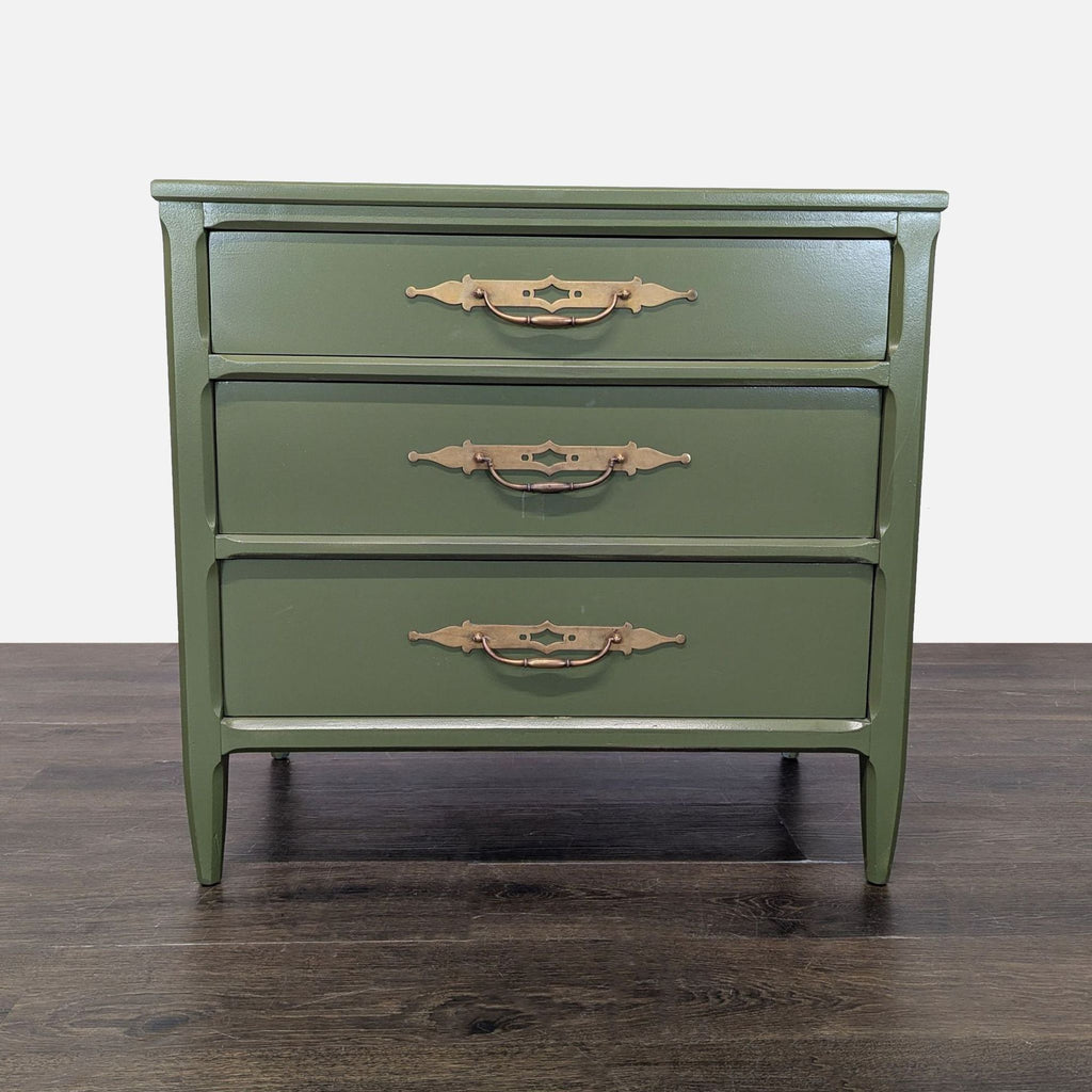 Three Drawer Nightstand with Metal Hardware - Accepted Offer (12.57% discount)