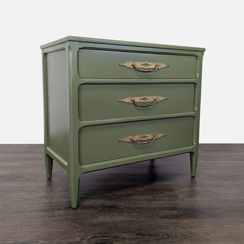 Three Drawer Nightstand with Metal Hardware - Accepted Offer (12.57% discount)