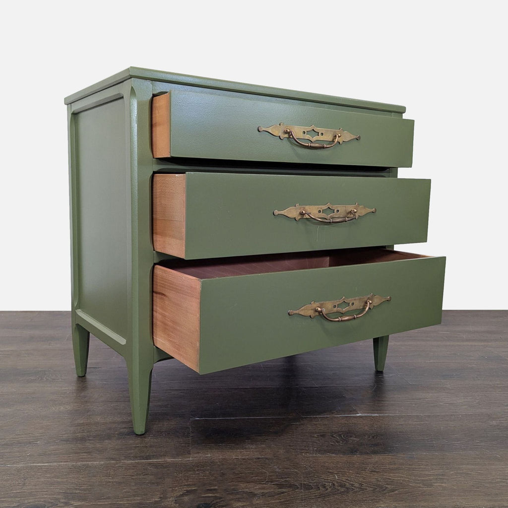 Three Drawer Nightstand with Metal Hardware - Accepted Offer (12.57% discount)