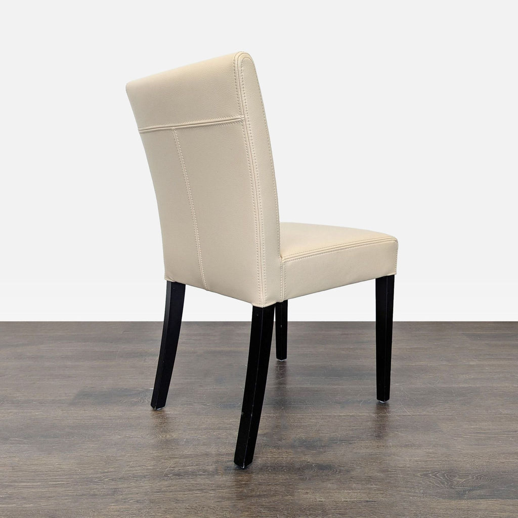Set of Six Crate &Barrel Lowe Ivory Leather Dining Chairs - Accepted Offer (28.36% discount)