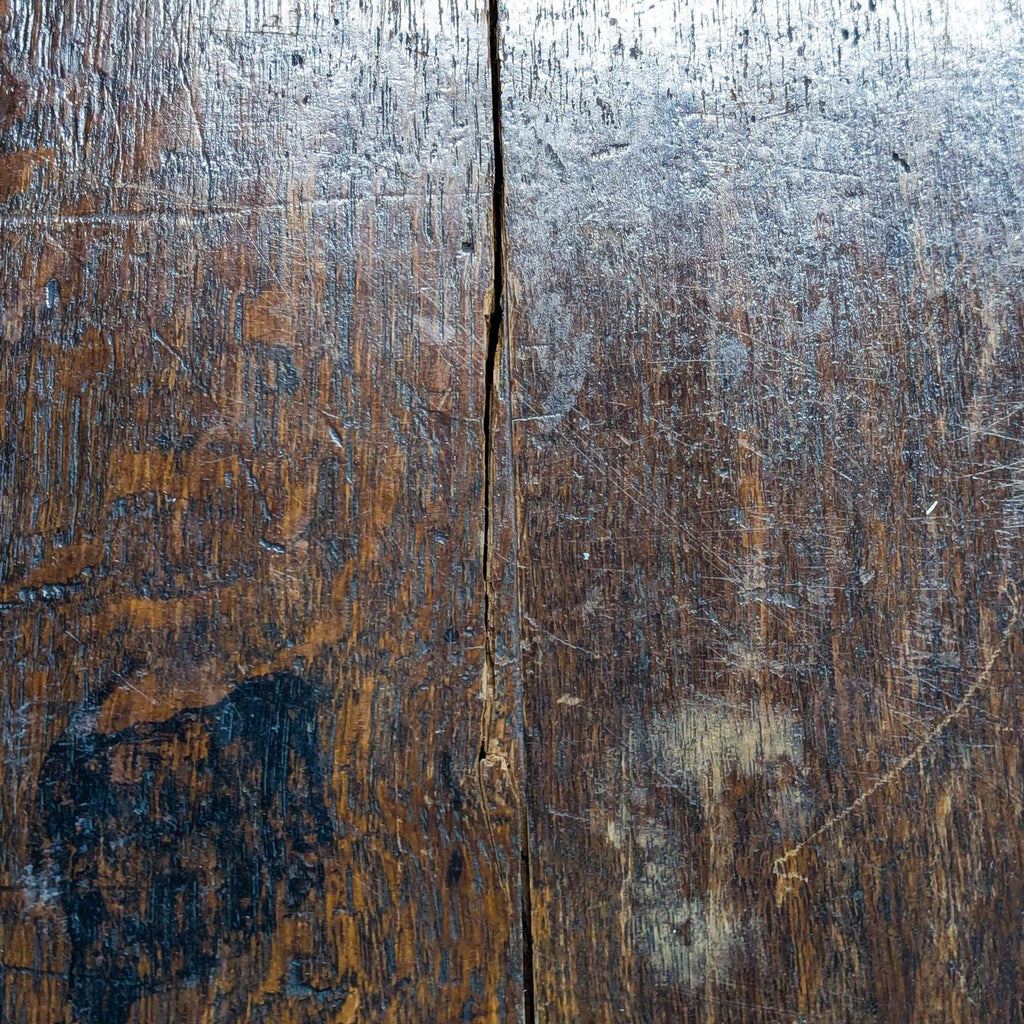 Vintage Wooden Dresser with Four Drawers and Decorative Handles