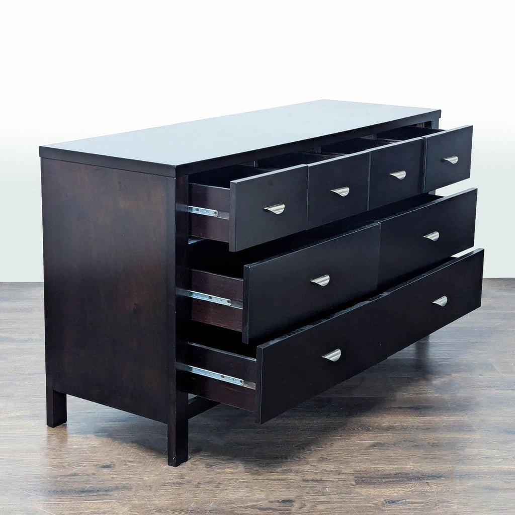 West Elm 9-Drawer Dresser in Dark Wood Finish