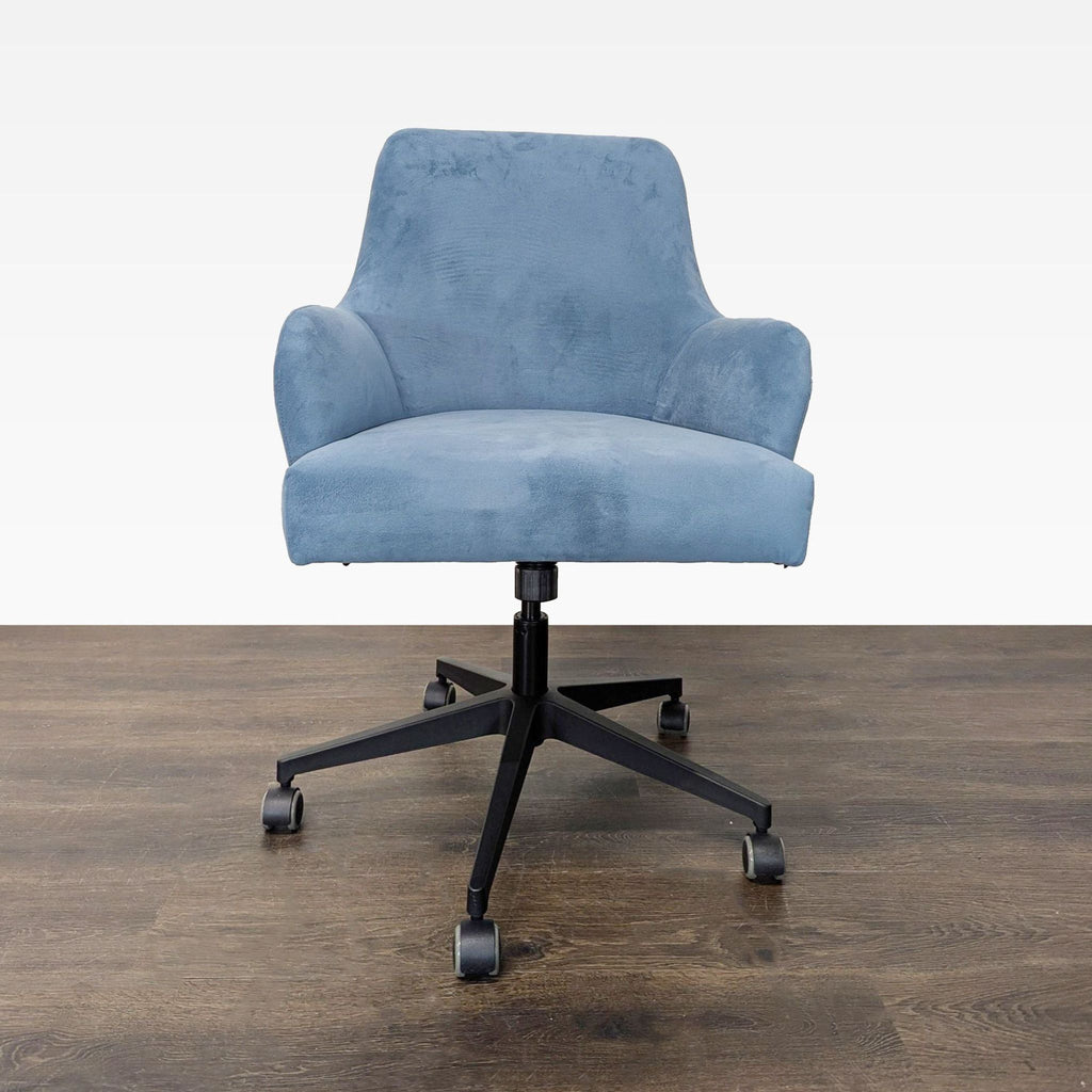 Skyline Furniture Hudson Blue Office Chair with Swivel and Casters - Accepted Offer (13.67% discount)