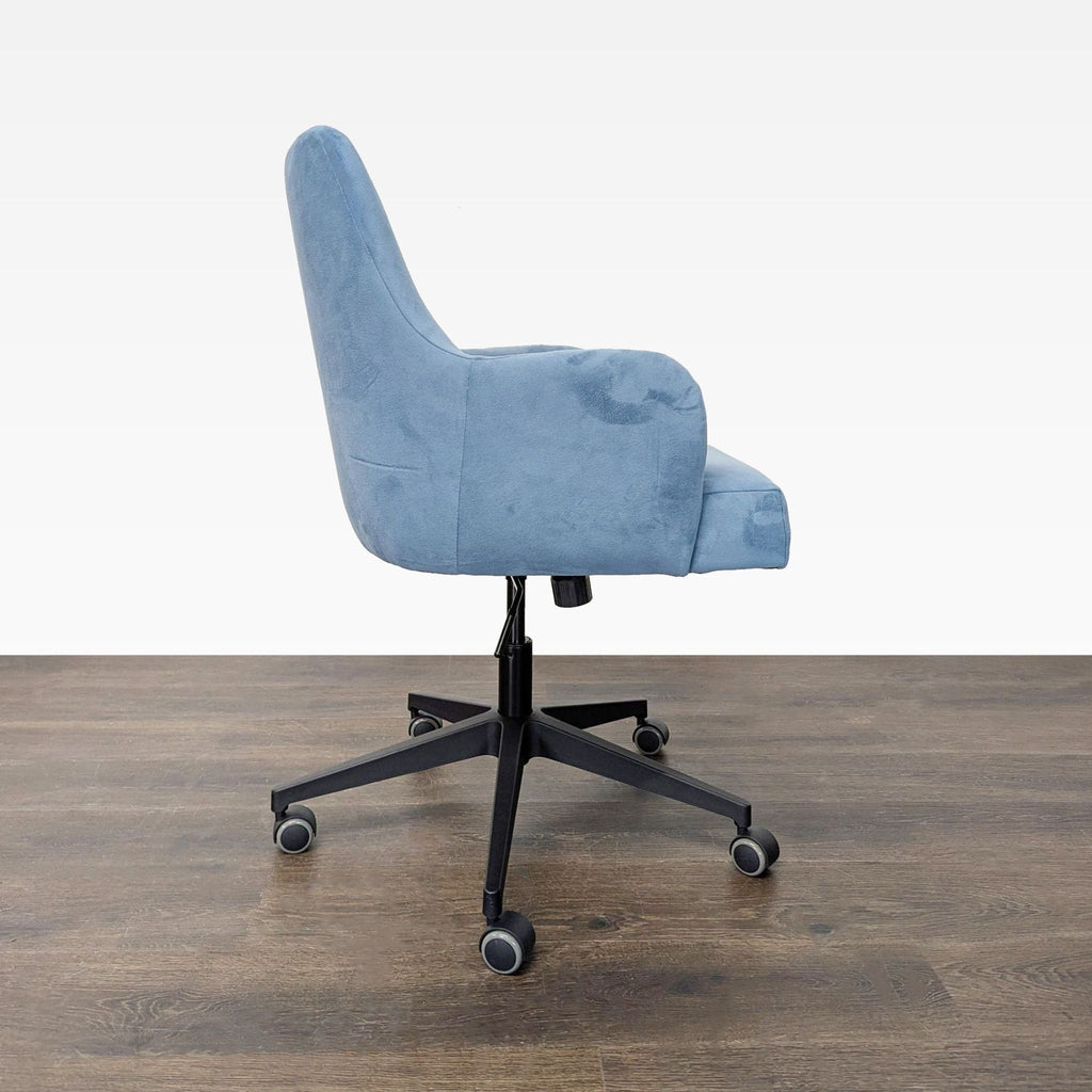 Skyline Furniture Hudson Blue Office Chair with Swivel and Casters - Accepted Offer (13.67% discount)