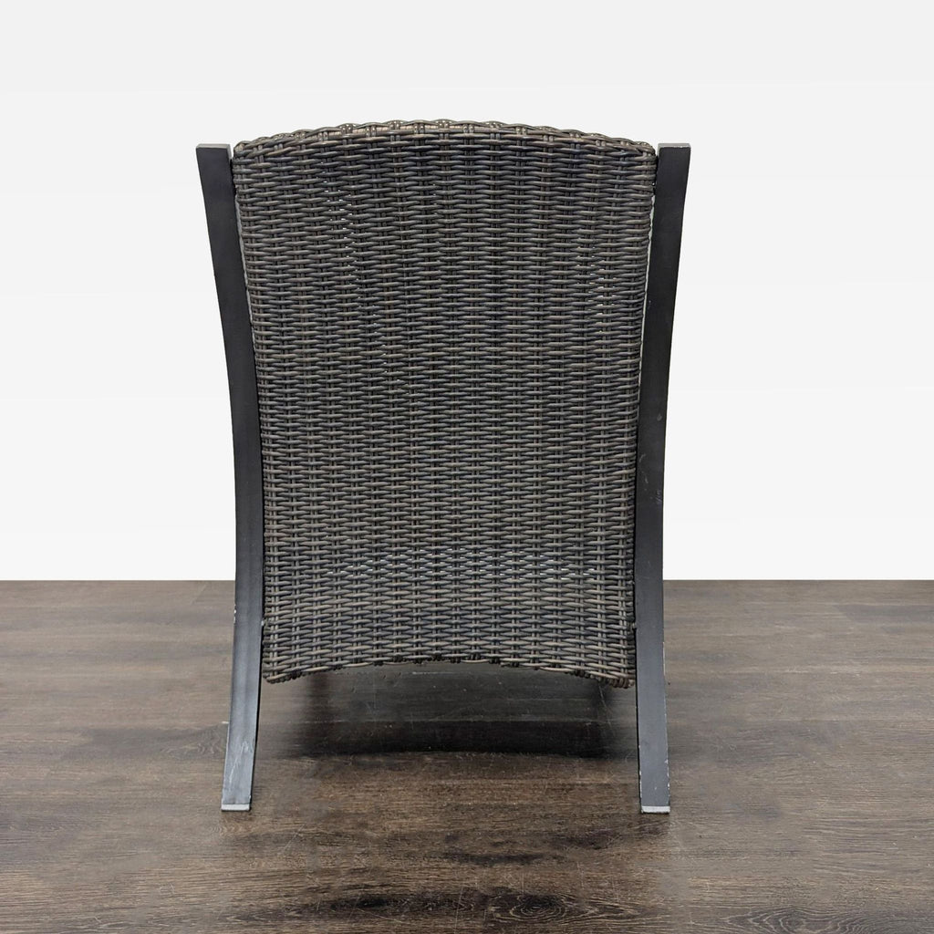 All Weather Wicker Patio Arm Chair with Cushion