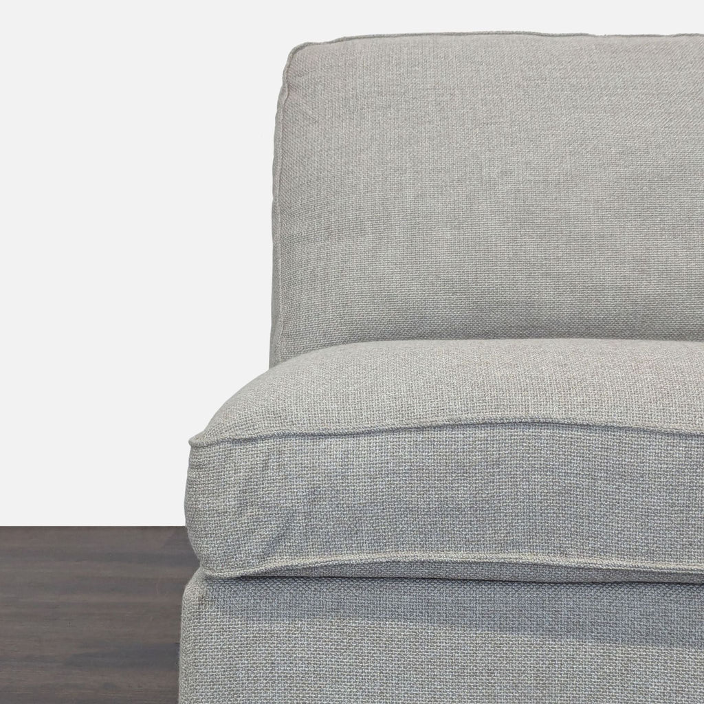 Modern Armless Lounge Chair with Plush Cushions - Accepted Offer (25.00% discount)
