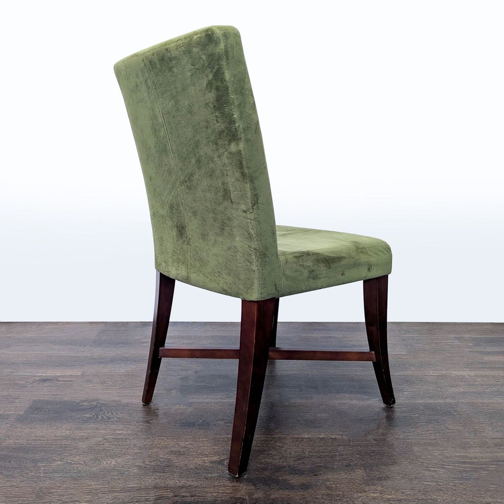 Set of Six Upholstered Dining Chairs With Wood Legs - Accepted Offer (10.62% discount)
