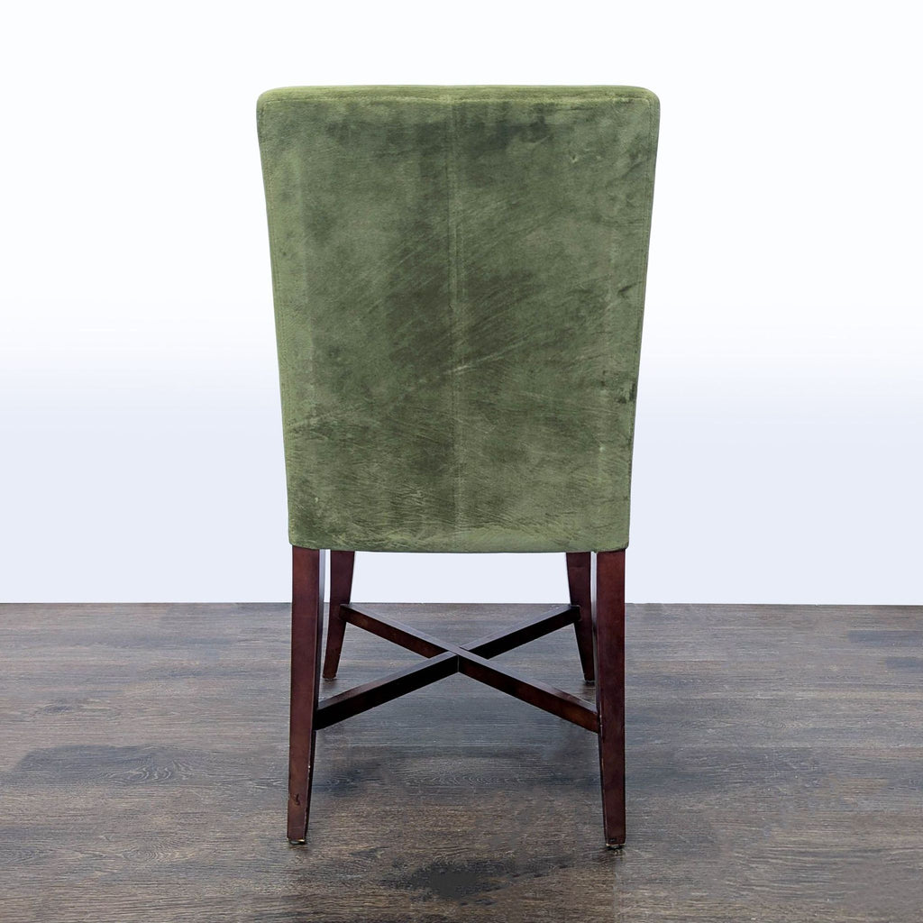 Set of Six Upholstered Dining Chairs With Wood Legs - Accepted Offer (10.62% discount)