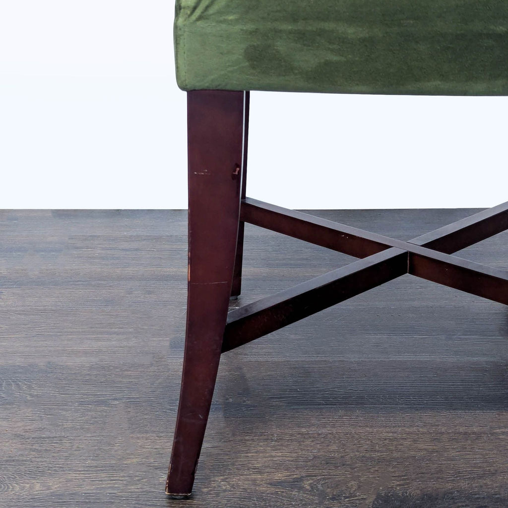 Set of Six Upholstered Dining Chairs With Wood Legs - Accepted Offer (10.62% discount)