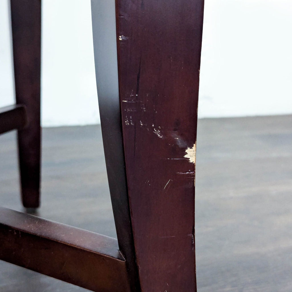 Set of Six Upholstered Dining Chairs With Wood Legs - Accepted Offer (10.62% discount)