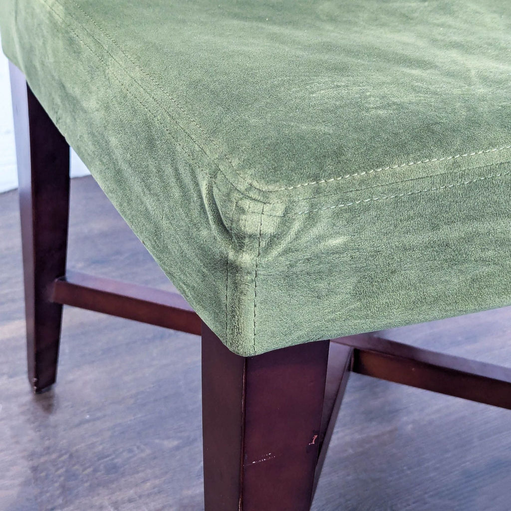 Set of Six Upholstered Dining Chairs With Wood Legs - Accepted Offer (10.62% discount)