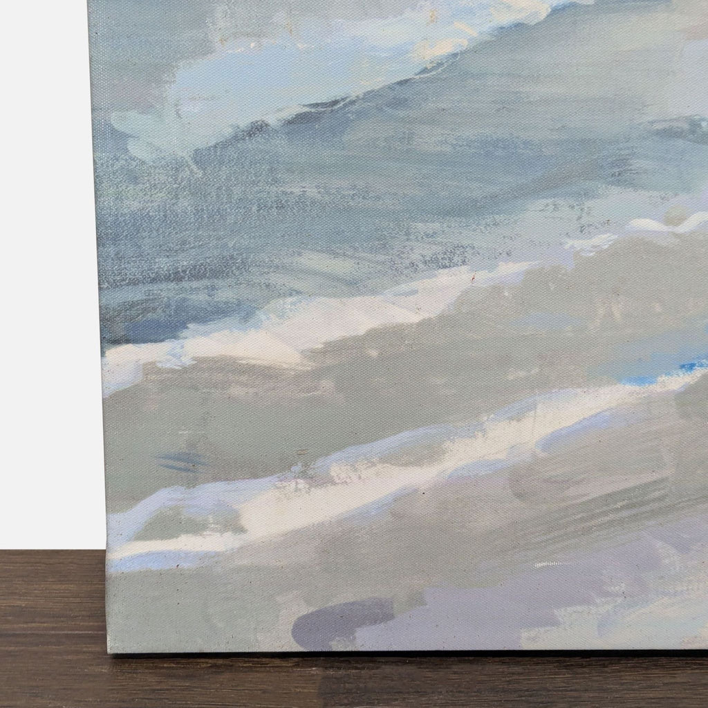 Giantart.com Coastal Landscape Print – Tranquil Beach and Cliffs Wall Art