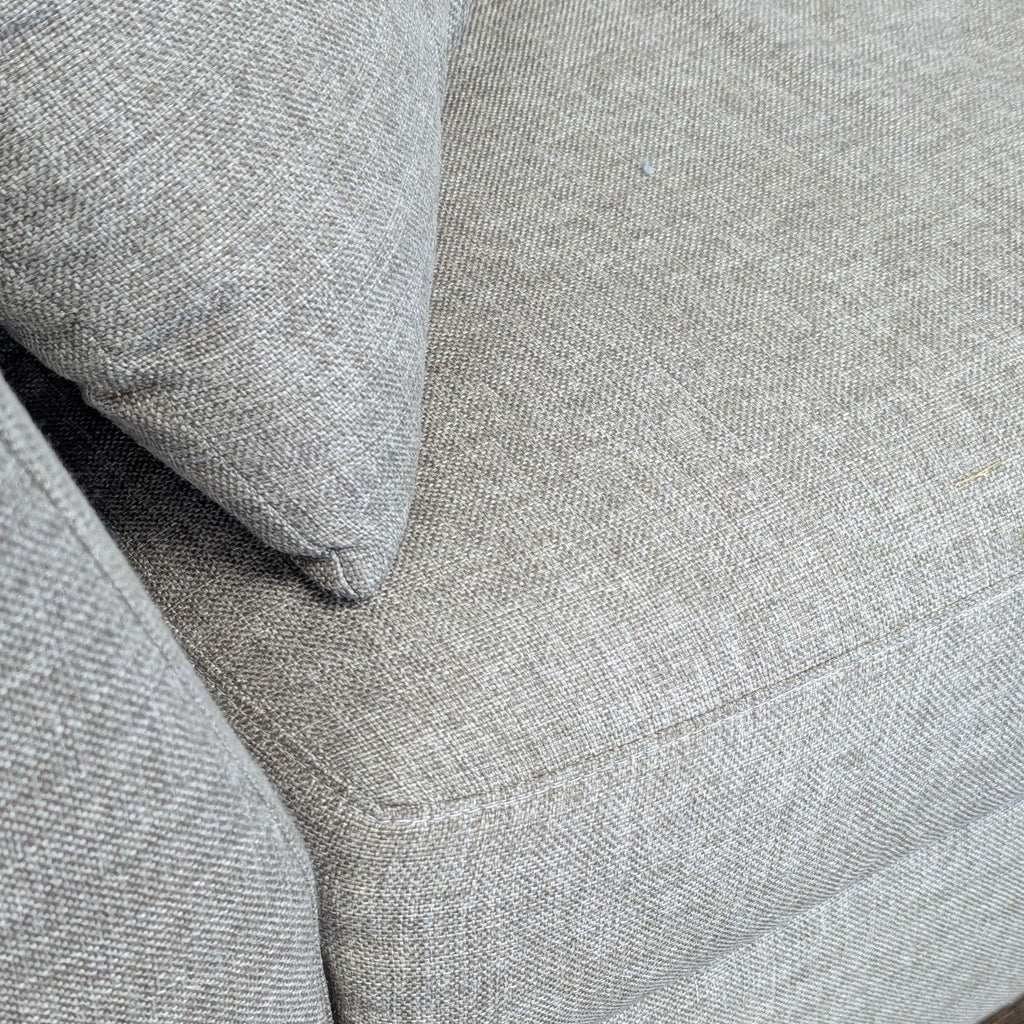 Modern Light Gray L-Shaped Sectional Sofa with Deep Cushions