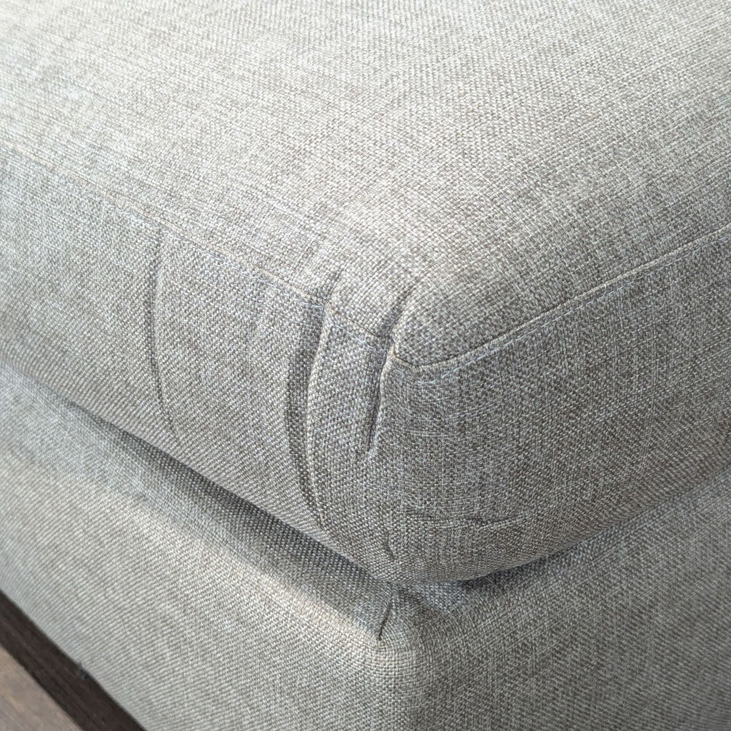 Modern Light Gray L-Shaped Sectional Sofa with Deep Cushions