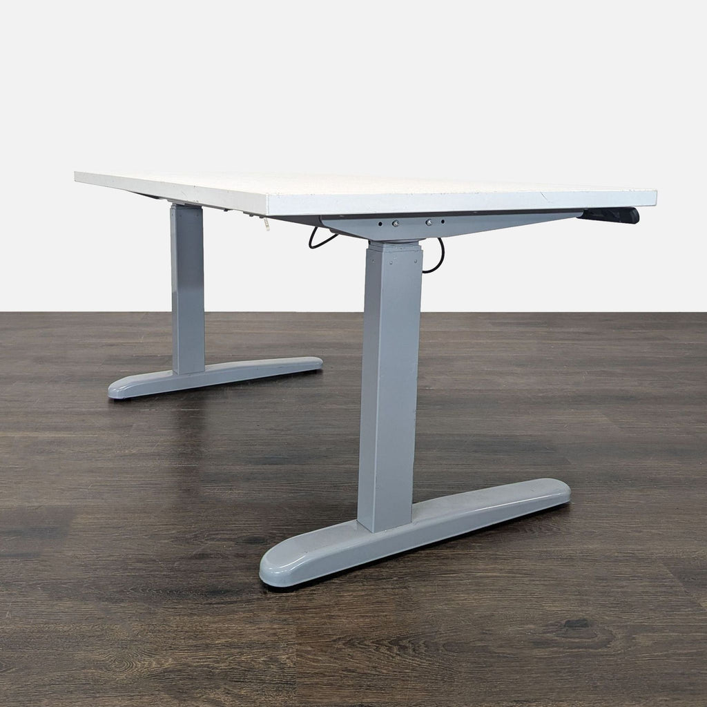 Jarvis Electric Adjustable Standing Desk - White Top, Programmable Height Settings - Accepted Offer (13.25% discount)