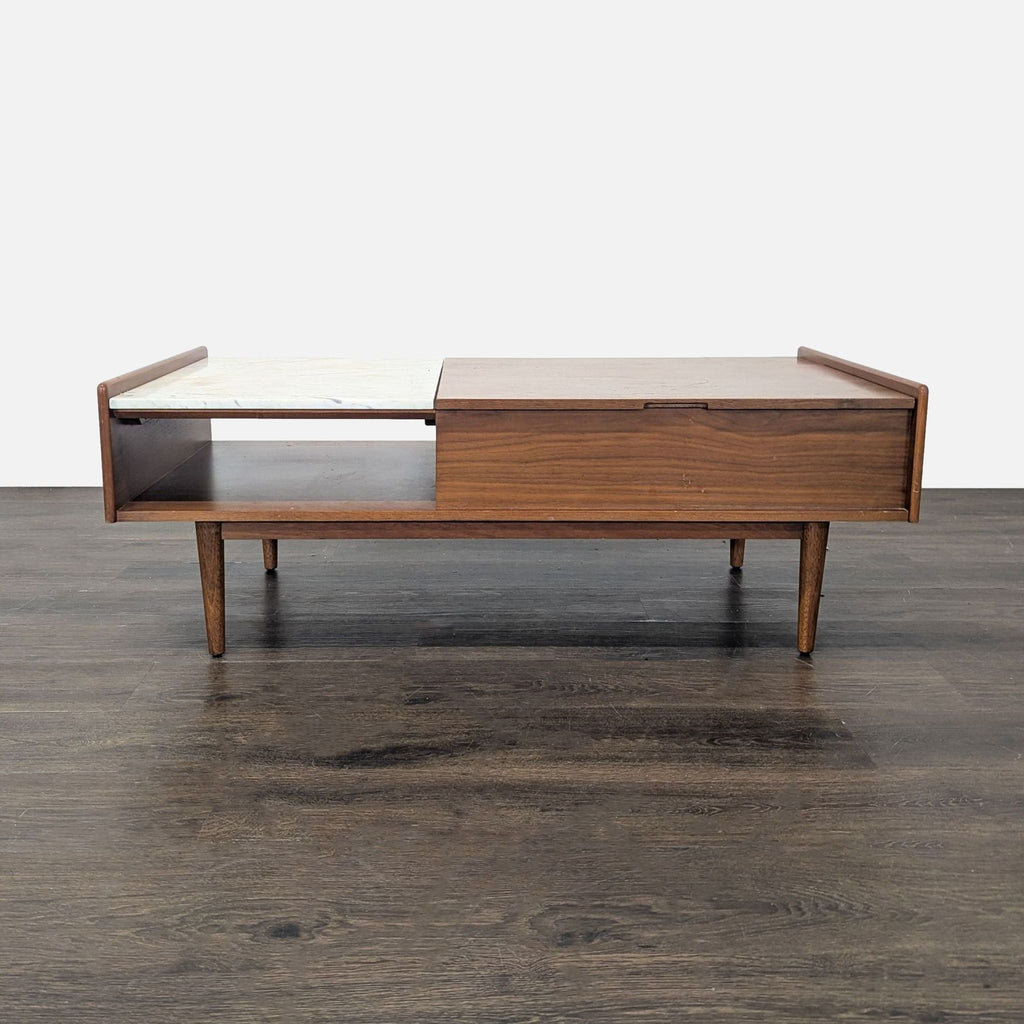 West Elm Marble & Wood Pop-UP Coffee Table - Accepted Offer (14.89% discount)