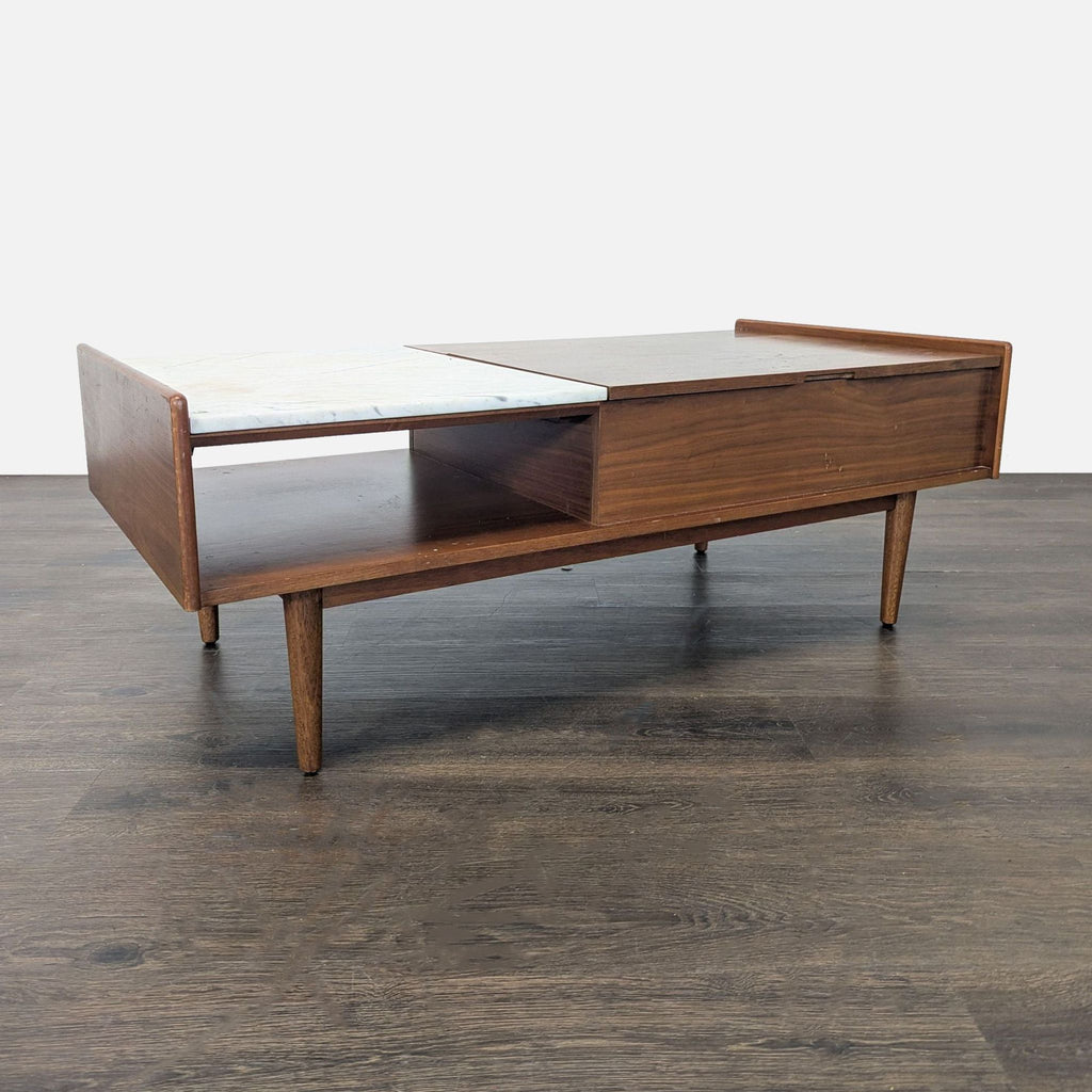 West Elm Marble & Wood Pop-UP Coffee Table - Accepted Offer (14.89% discount)