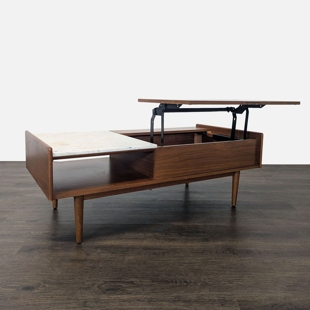 West Elm Marble & Wood Pop-UP Coffee Table - Accepted Offer (14.89% discount)