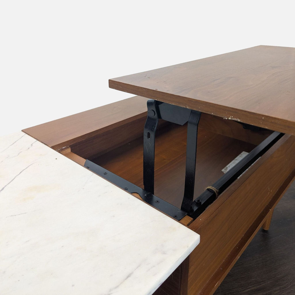 West Elm Marble & Wood Pop-UP Coffee Table - Accepted Offer (19.78% discount)