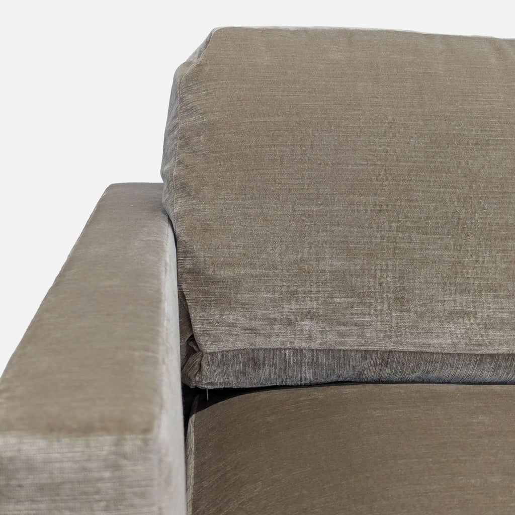 Leggett & Platt sleeper sofa in neutral tone, featuring streamlined arms and premium pull-out sleep mechanism.