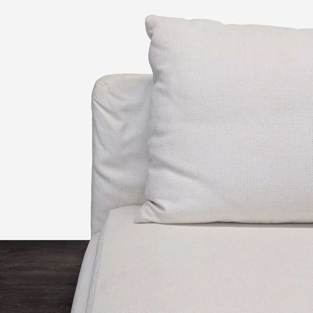 Ikea Söderhamn Modern White Loveseat Sofa – Minimalist Design, Comfortable Seating - Accepted Offer (20.21% discount)