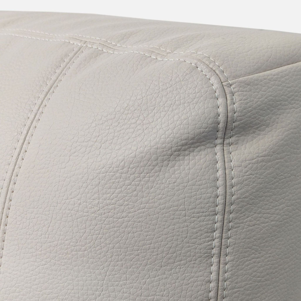 Ikea VÄNNÄS Beige Leather Lounge Recliner Chair