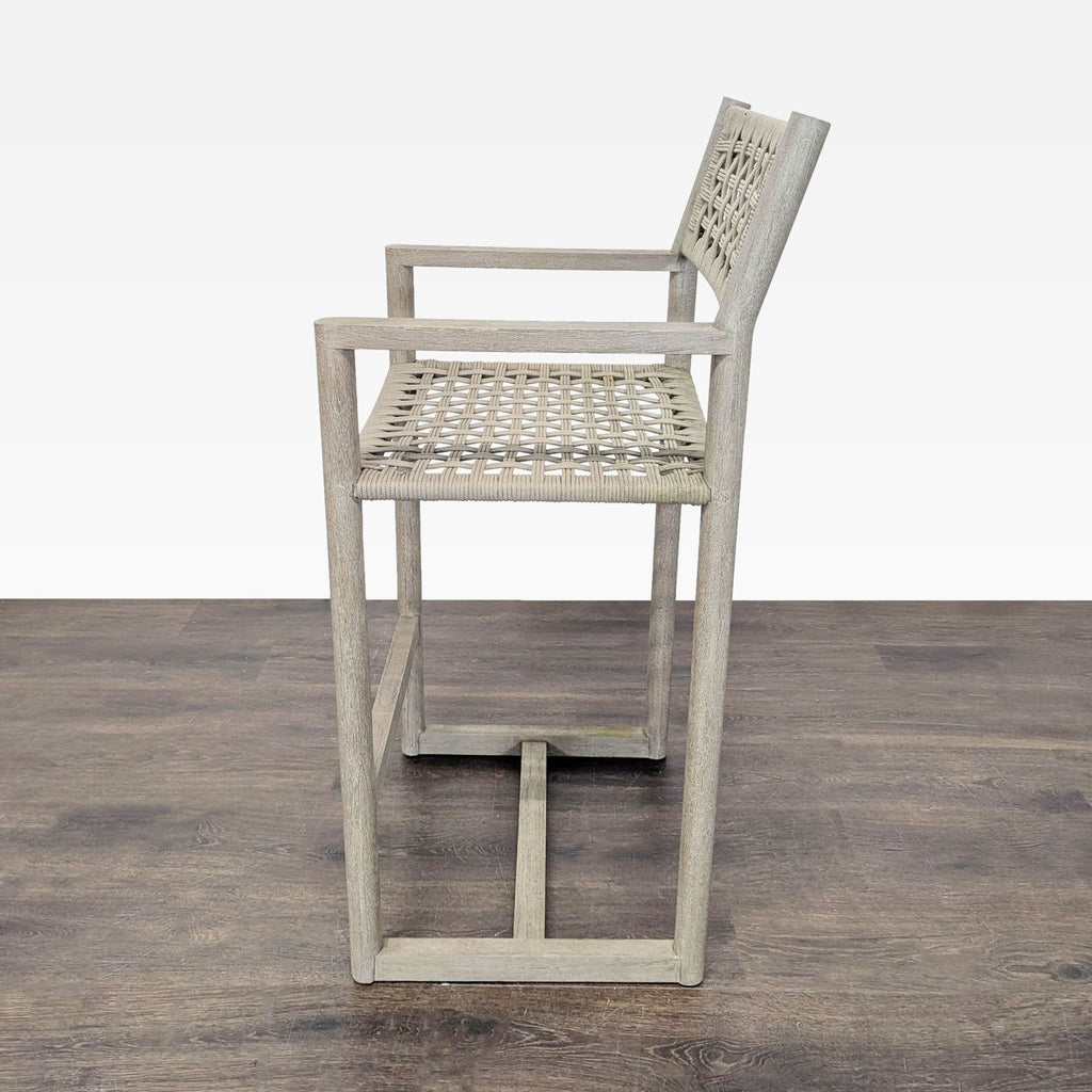 Restoration Hardware Bondi Teak Counter Stool