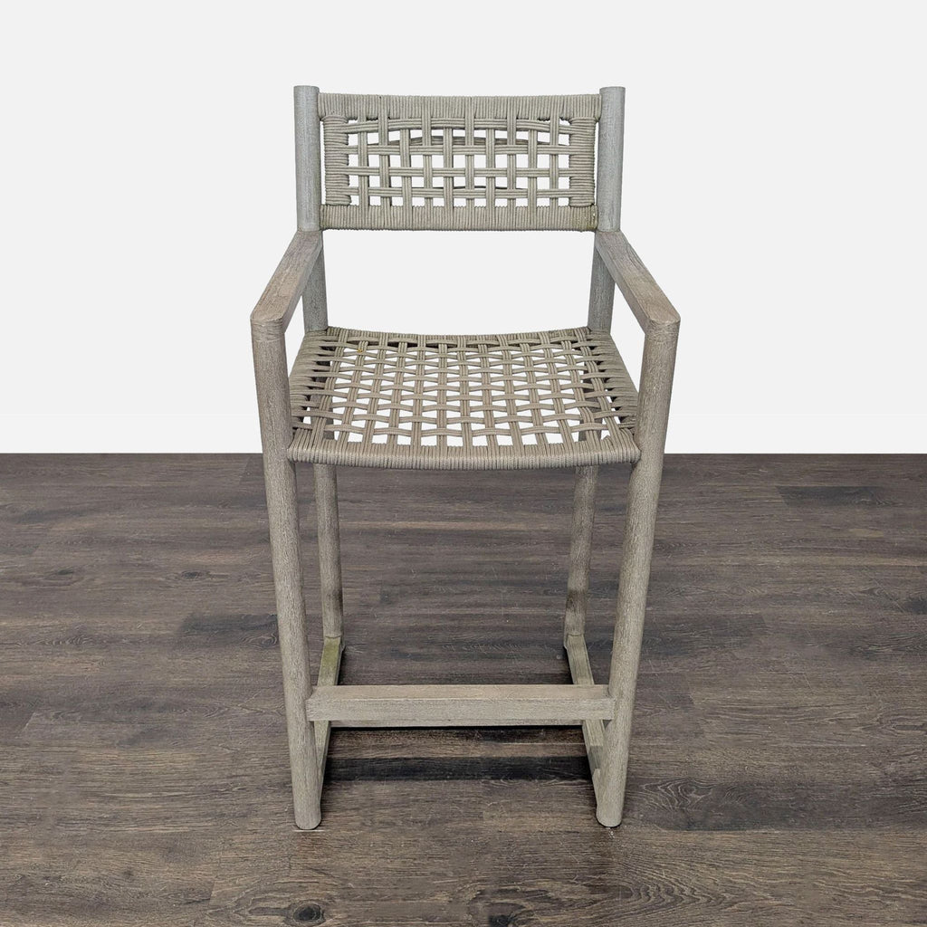 Restoration Hardware Bondi Teak Counter Stool