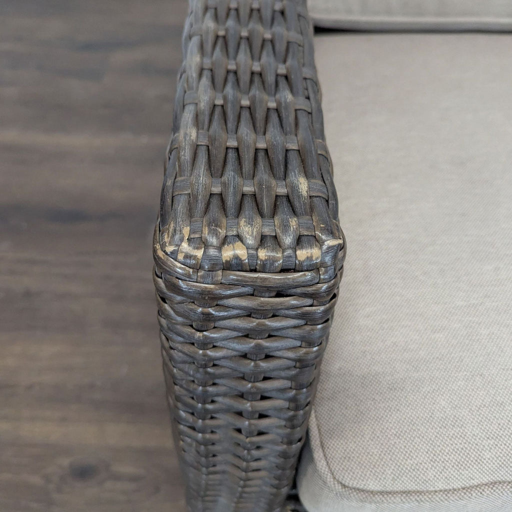 Threshold All-Weather Wicker Outdoor Lounge Chair