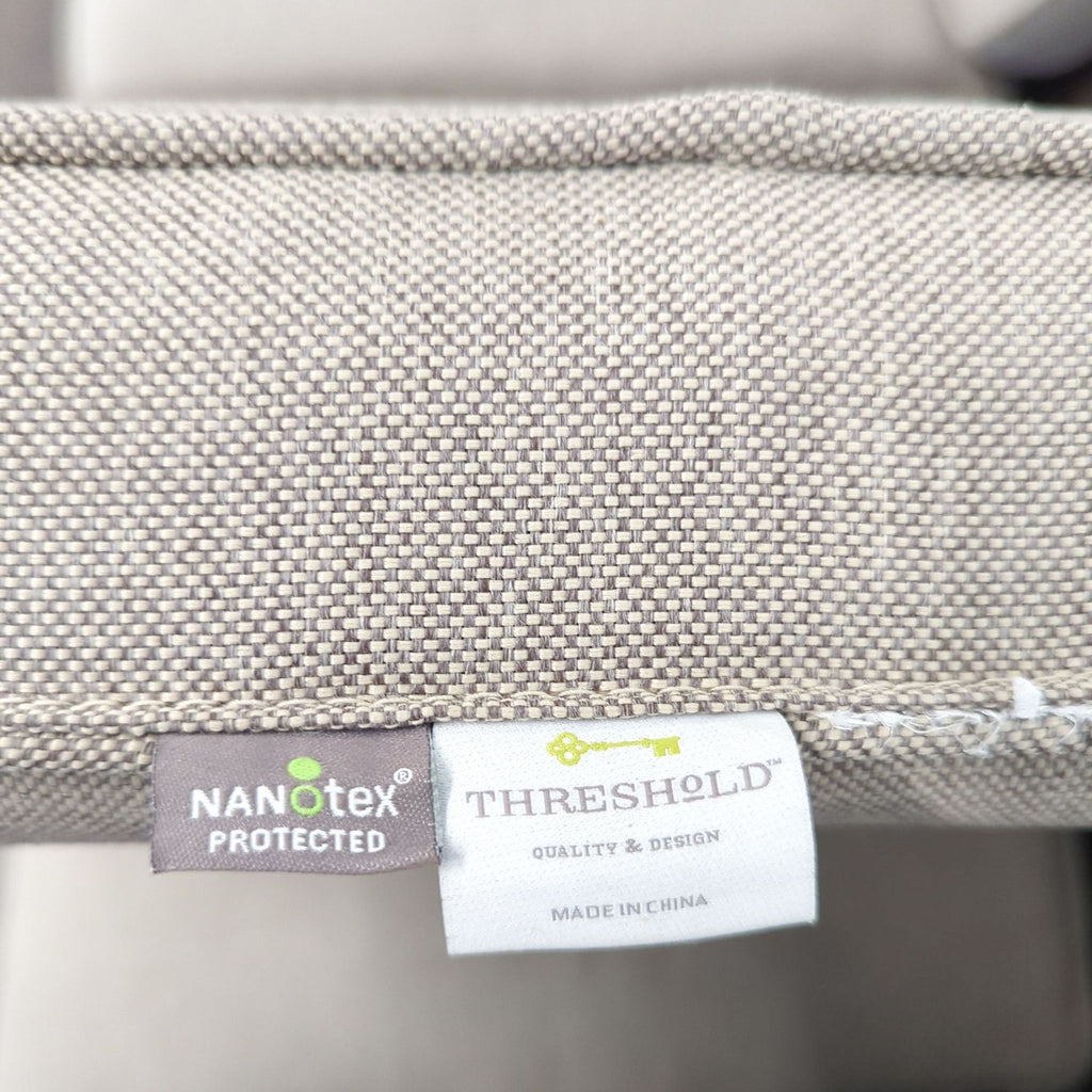 Threshold Outdoor All Weather Wicker Loveseat Chair with Cushions