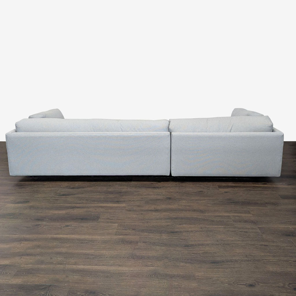 Blu Dot Sunday Modern Light Gray Sectional Sofa with Chaise