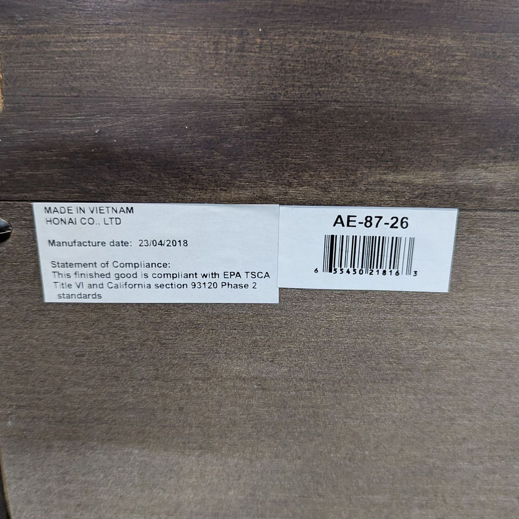 Macy's Rustic Wood Media Console