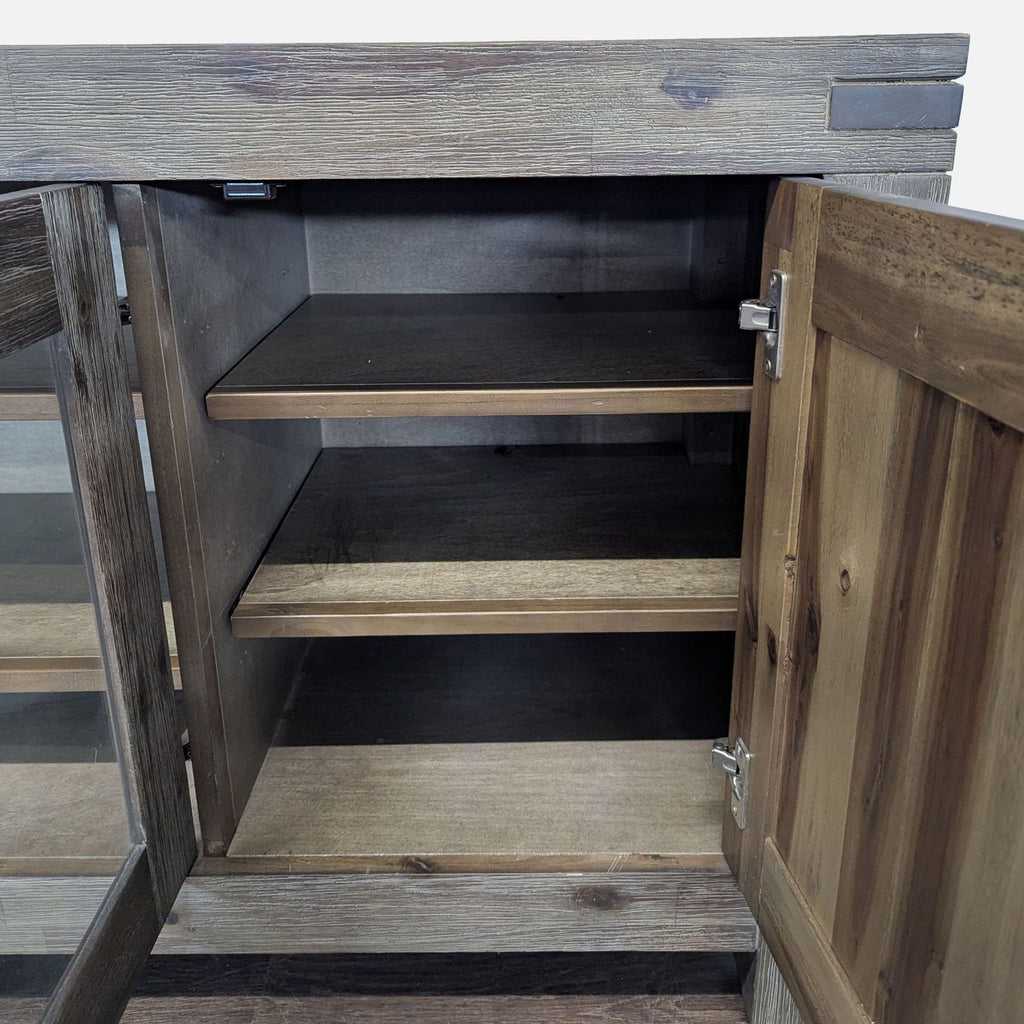 Macy's Rustic Wood Media Console