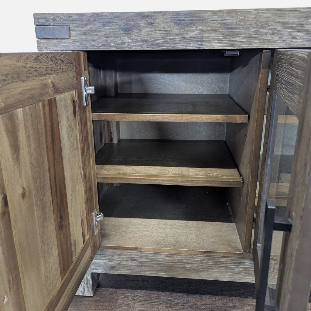 Macy's Rustic Wood Media Console