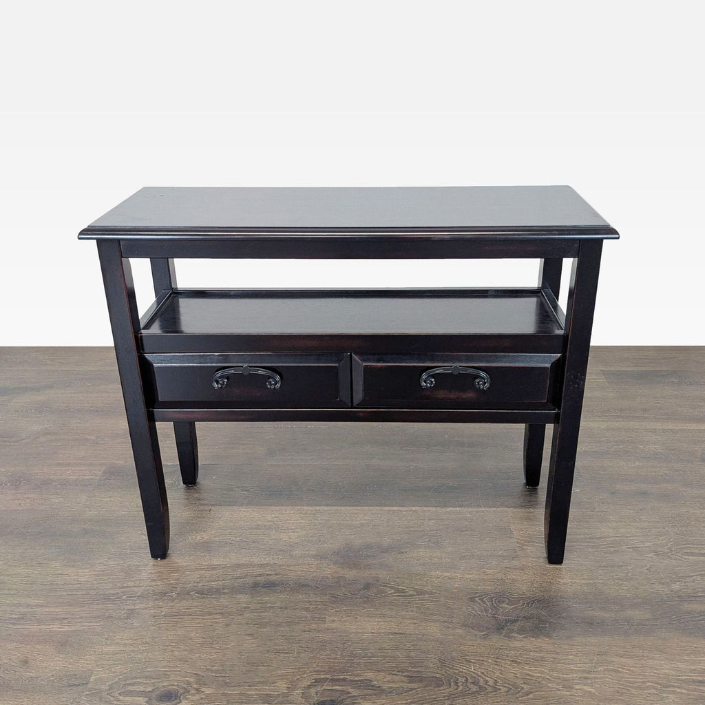 Pier 1 Sofa Table with Two Drawers