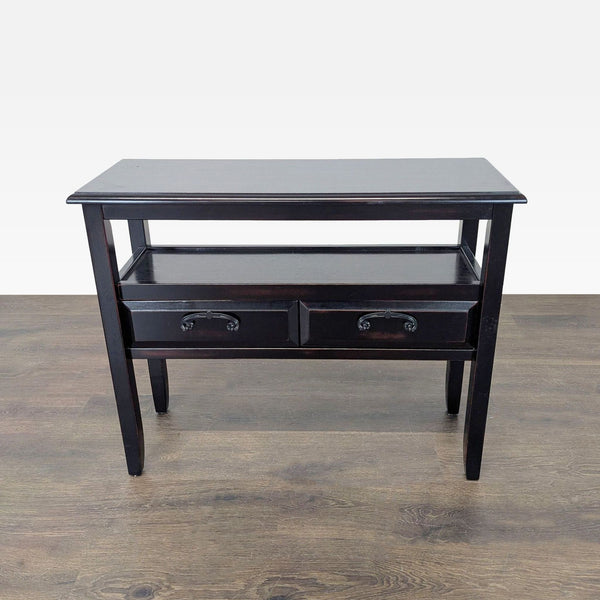 Pier 1 Sofa Table with Two Drawers