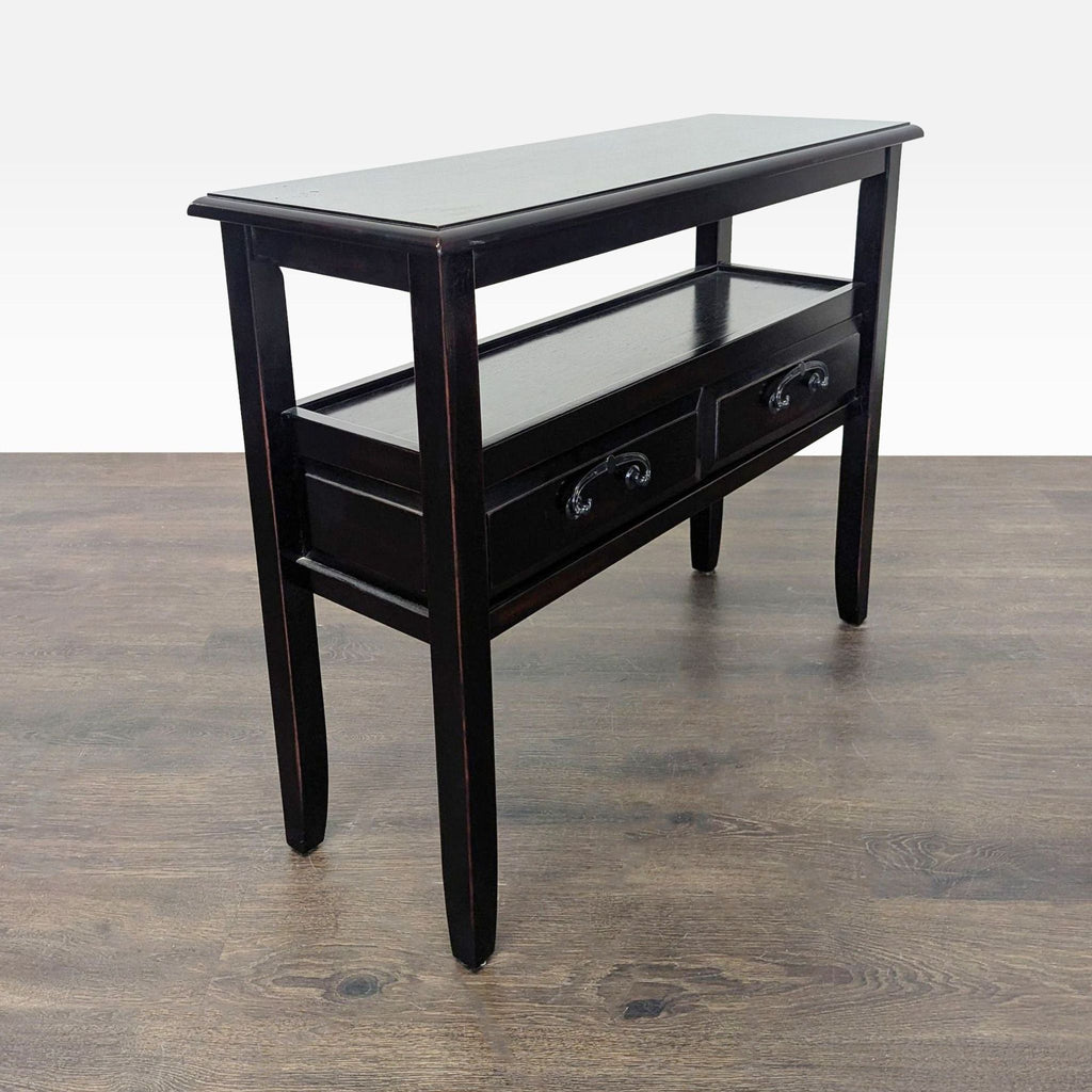 Pier 1 Sofa Table with Two Drawers