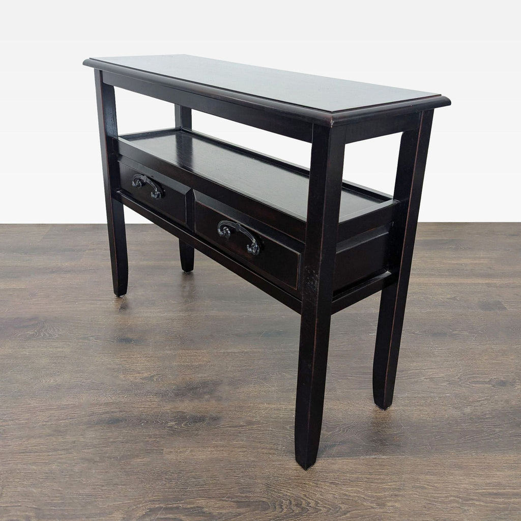 Pier 1 Sofa Table with Two Drawers