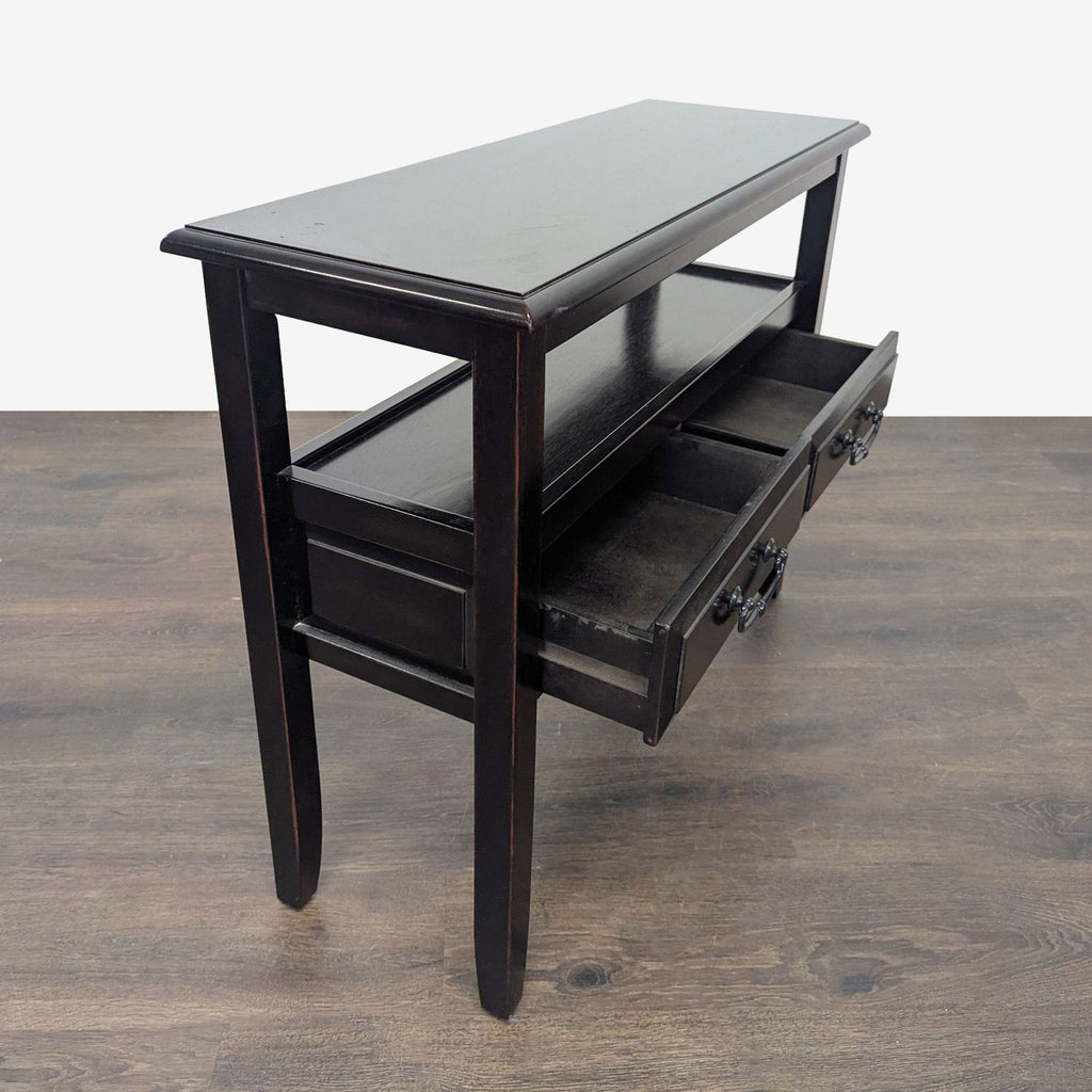 Pier 1 Sofa Table with Two Drawers