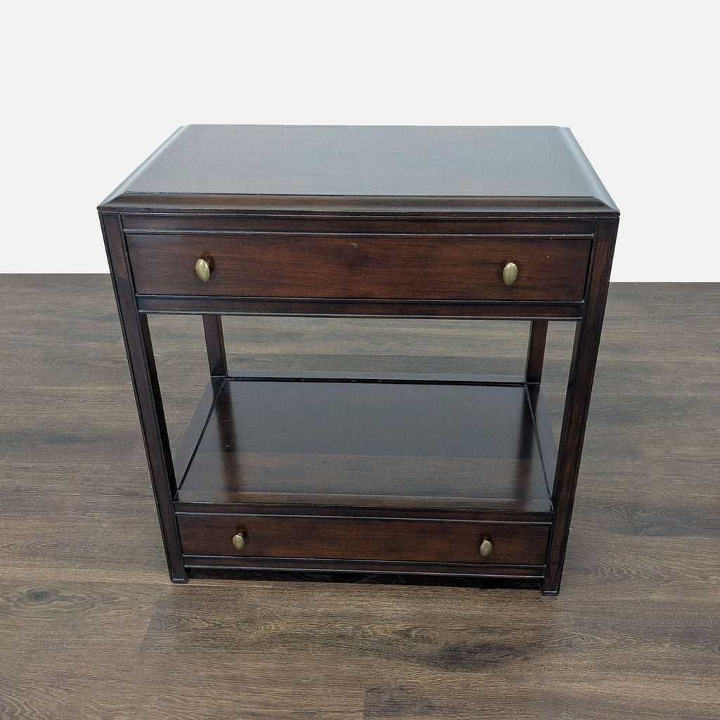 Restoration Hardware Two Drawer Nightstand