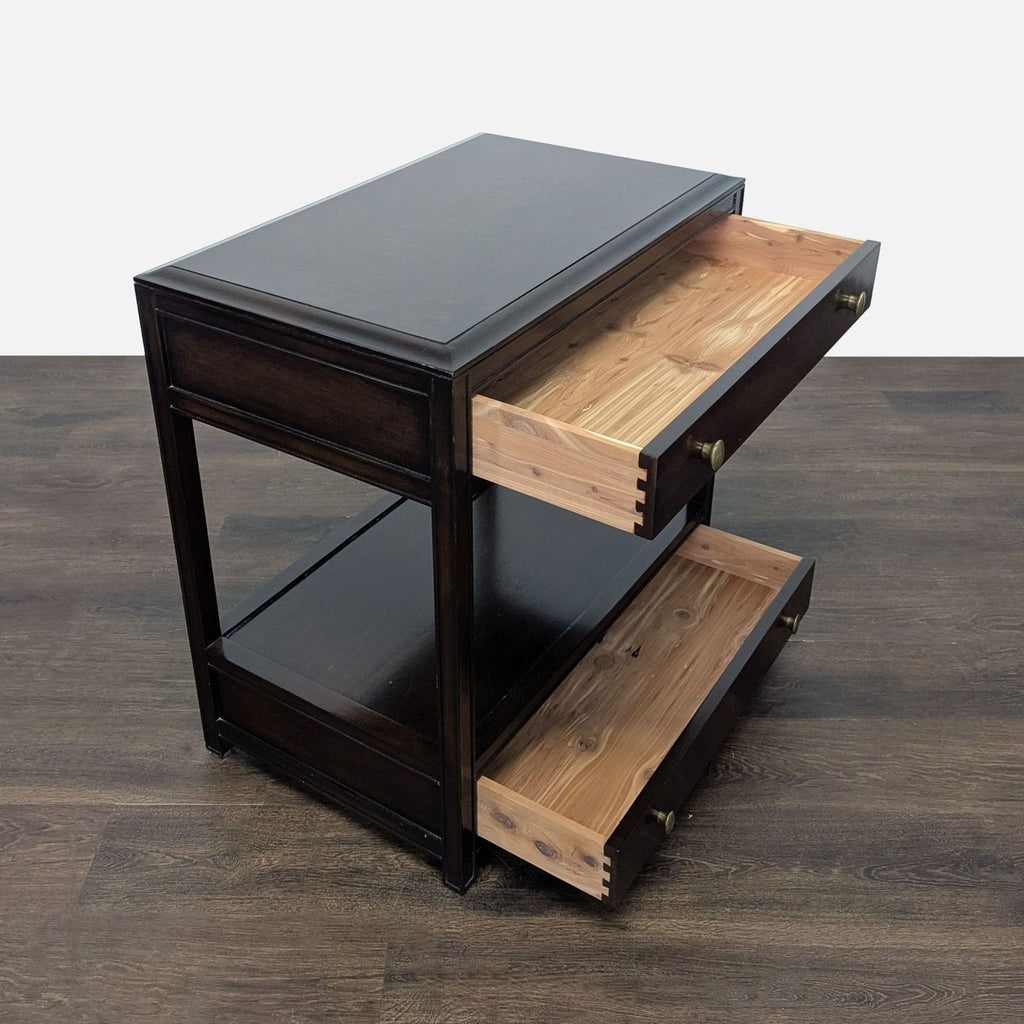 Restoration Hardware Two Drawer Nightstand