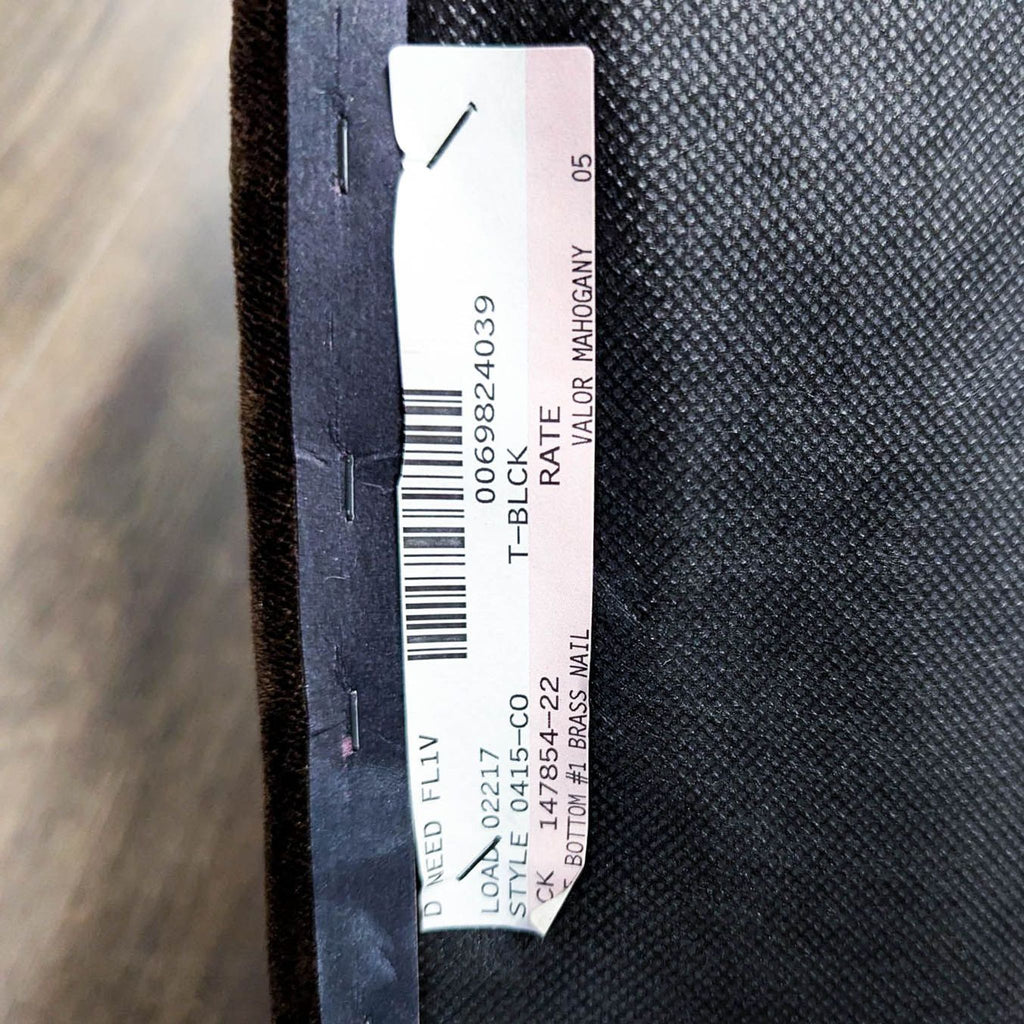 Pottery Barn Tufted Brown Velvet Lounge Chair