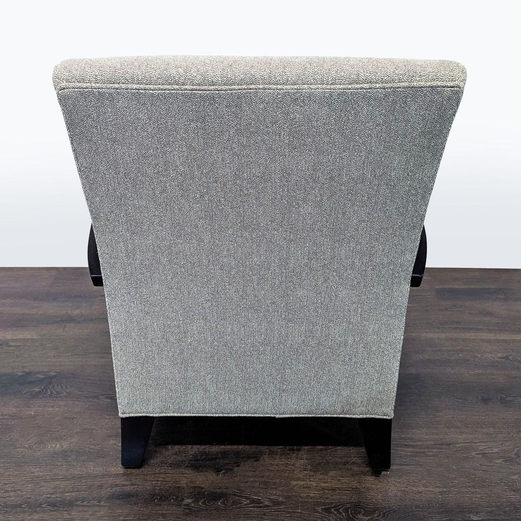 Room & Board Sloan Modern Lounge Chair with Curved Wood Arms