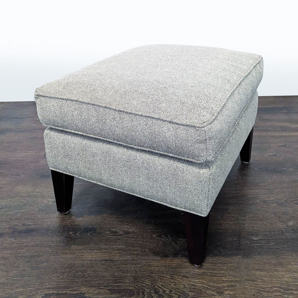 Room & Board Sloan Modern Lounge Chair with Curved Wood Arms