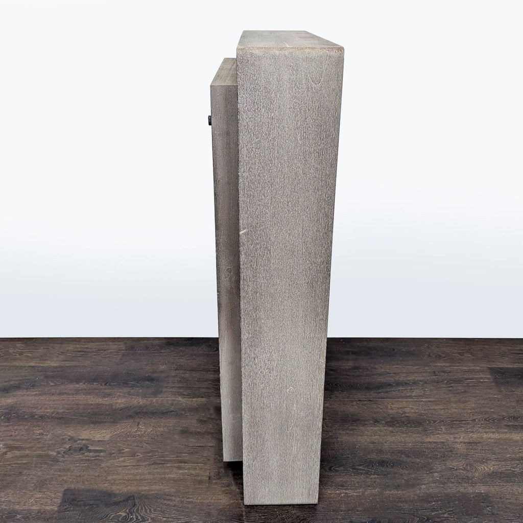 Restoration Hardware Maya Weathered Teak Modern Outdoor Coffee Table
