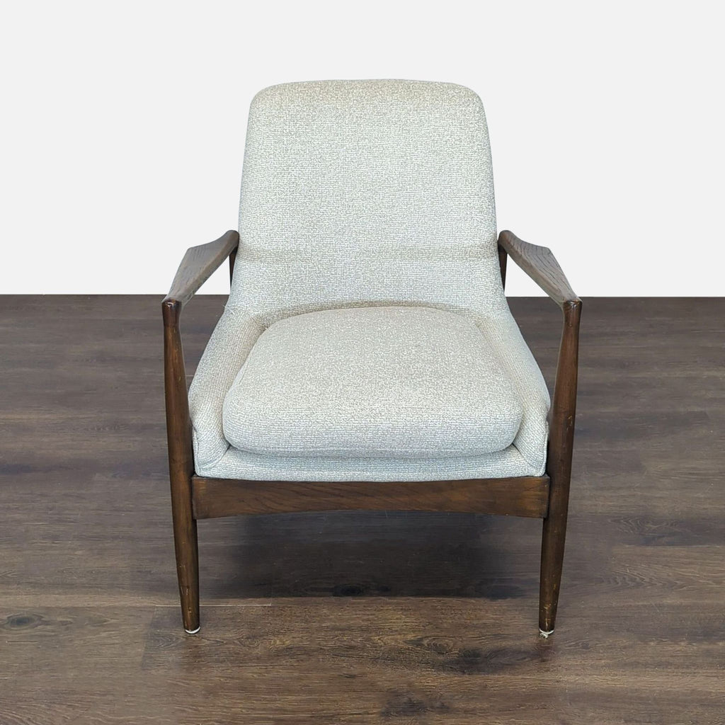 Four Hands Braden Modern Lounge Chair with Wooden Frame and Light Upholstery