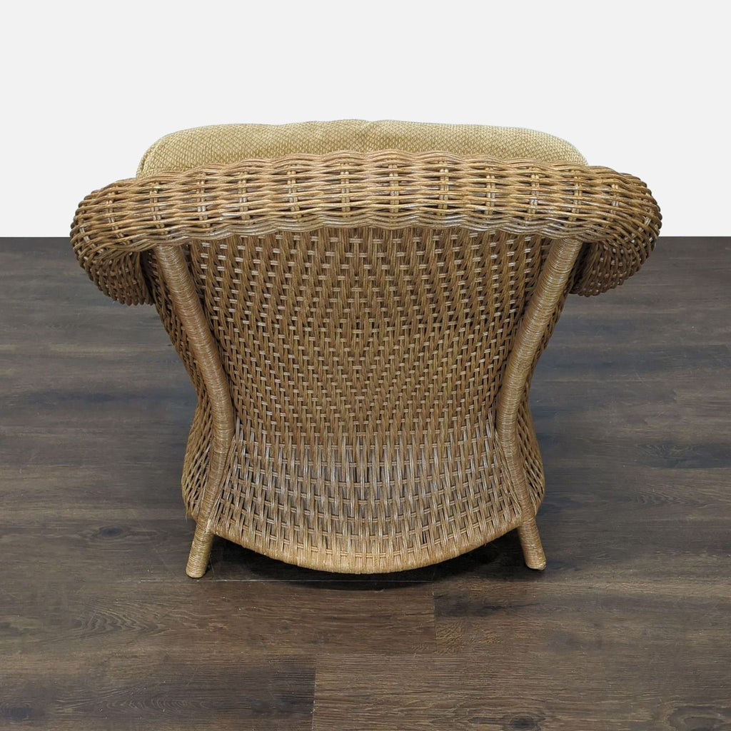 Lane Venture Wicker Lounge Chair with Cushion and Decorative Pillow - Accepted Offer (52.23% discount)